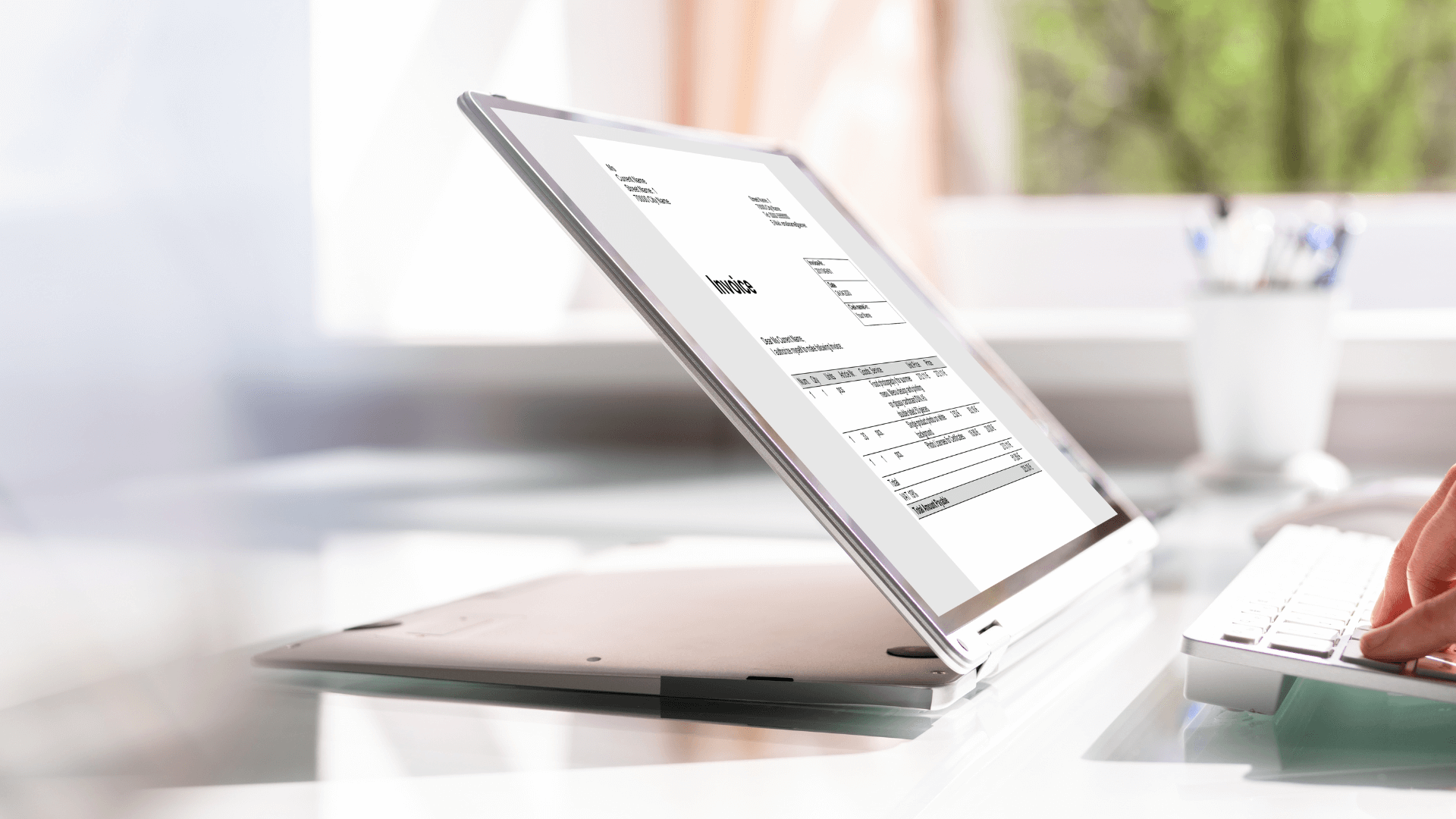 DAF réalisant un e-reporting
